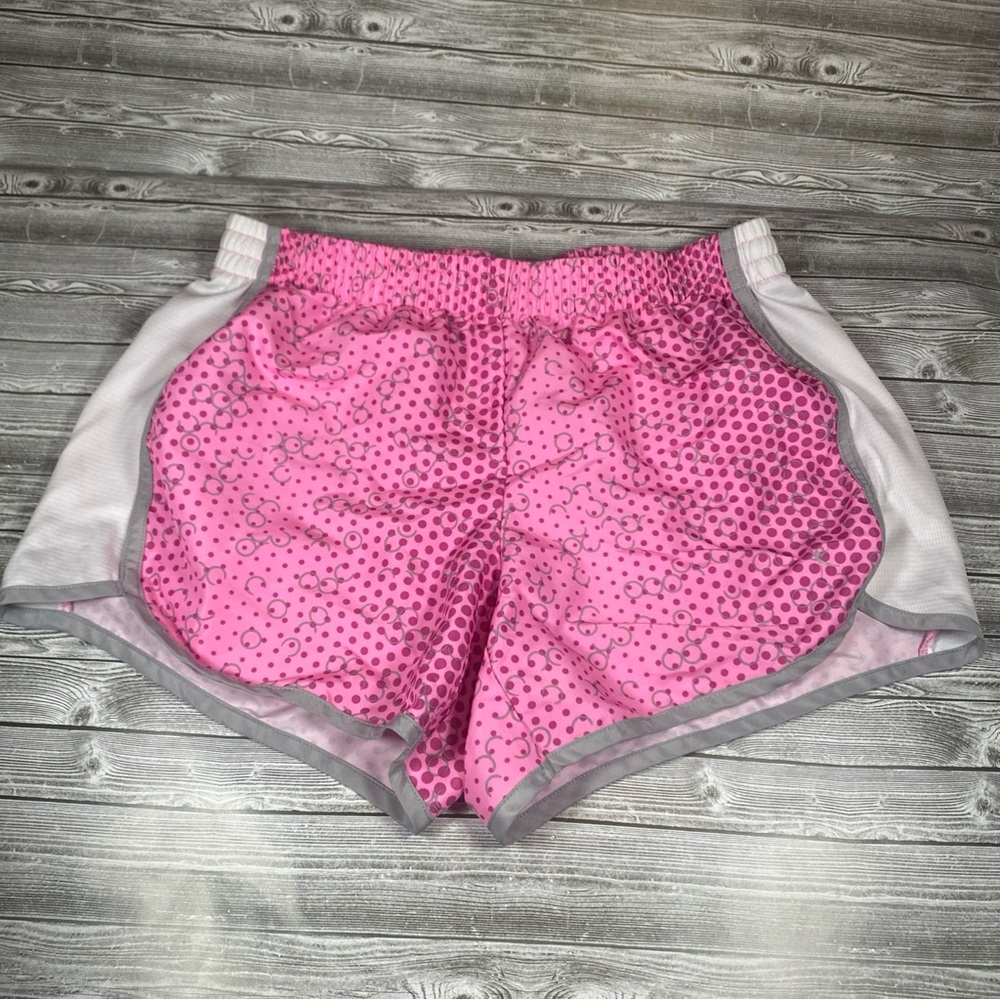 Danskin Now Pink and Gray Athletic Shorts